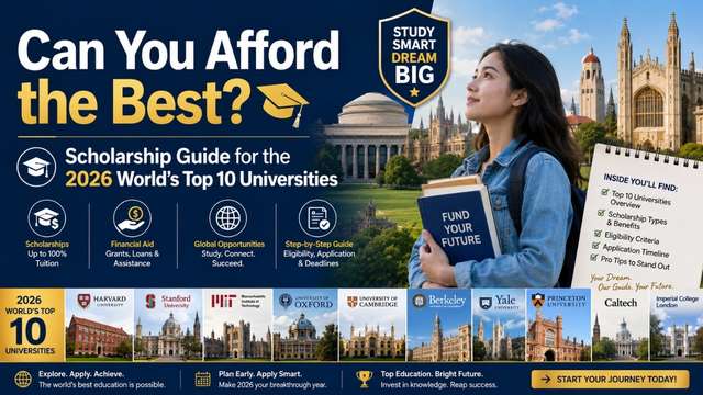The 2026 Scholarship Guide for the World’s Top 10 Universities