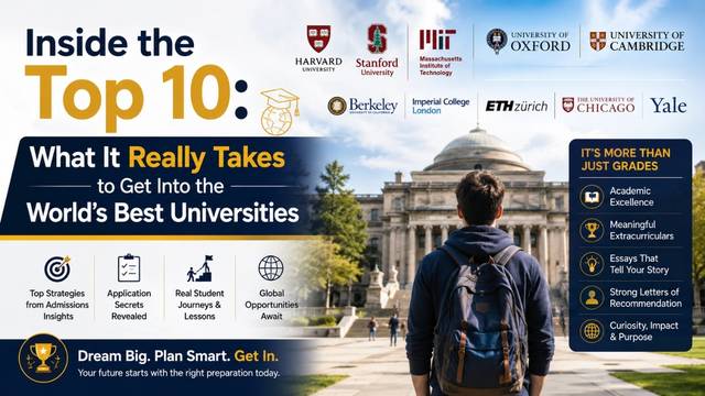 What It Really Takes to Get Into the World’s Best Universities